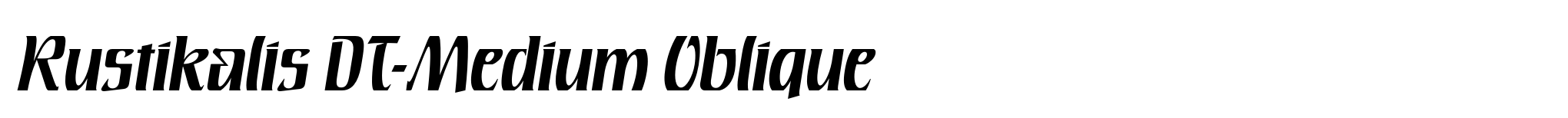 Rustikalis DT-Medium Oblique image